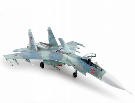 Сборная модель многоцелевой истребитель Су-27СМ