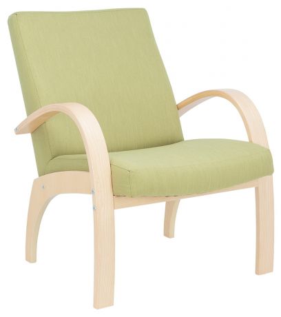 Кресло для отдыха «Денди», салатовое/натуральный