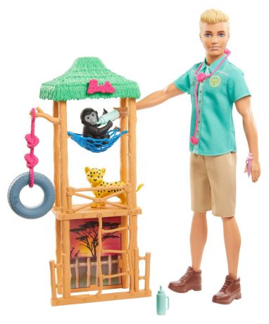 Кукла Кен Ветеринар с аксессуарами Barbie GJM32