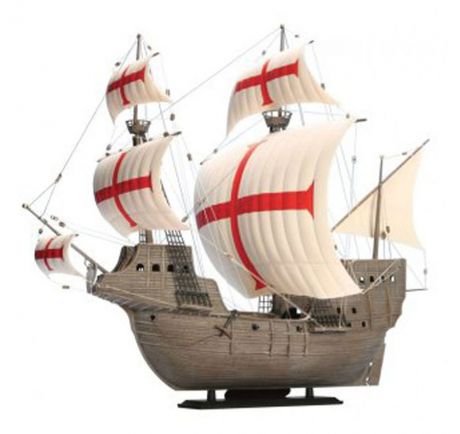 Модель для склеивания Корабль конкистадоров Сан Габриэль XVI в масштаб 1:100 Звезда 9008ПН