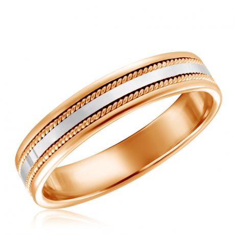 Кольцо обручальное из золота 100317-К