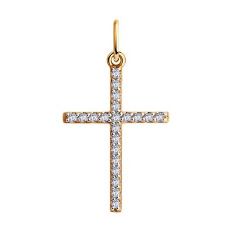 Крест декоративный из золота 035886