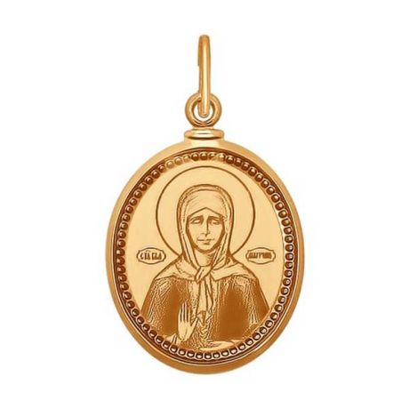 Иконка Святая Матрона из золота 101333