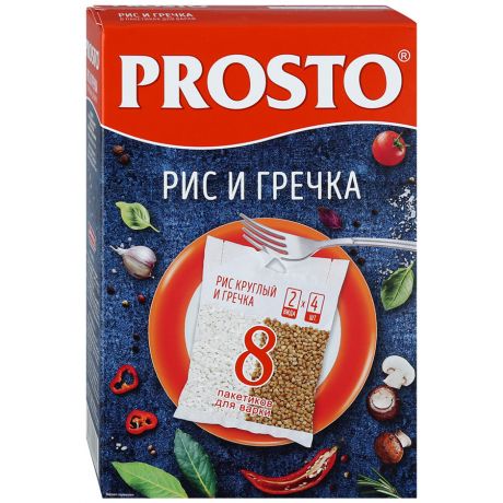 Крупа Ассорти Prosto Рис&Греча, 500г