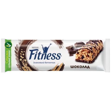 Батончик Nestle Fitness c цельными злаками и шоколадом, 23,5г