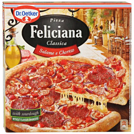 Пицца Dr.Oetker Feliciana салями и чорризо замороженная 320 г