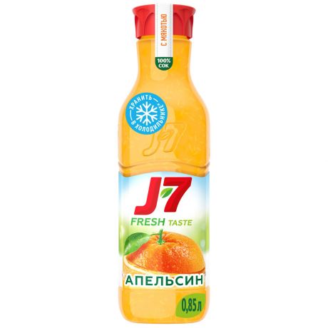 Сок J7 Апельсин охлажденный 0,85л