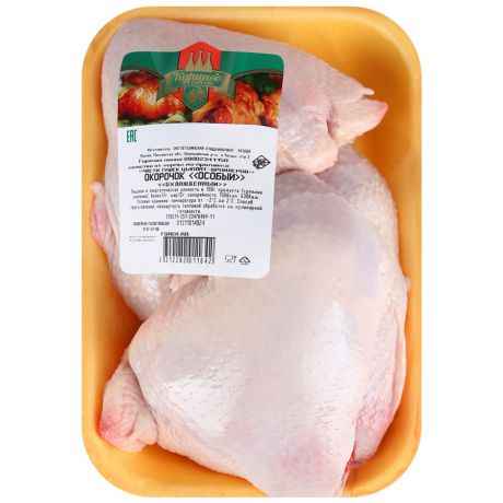 Окорочок цыпленка-бройлера Особый Куриное царство охлажденный 0.4-1.4 кг