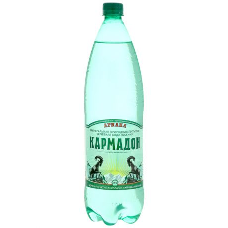 Вода Кармадон Ариана минеральная питьевая лечебно-столовая, газированная, 1,5 л
