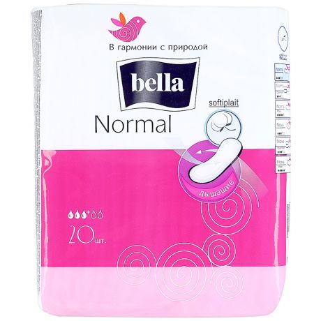 Прокладки Bella Normal 3 капли 20 штук