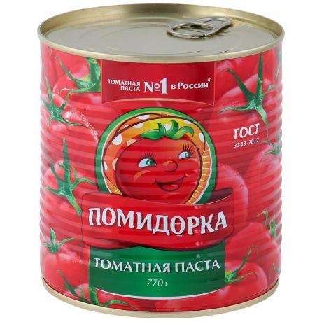 Паста Помидорка томатная 100% 770г