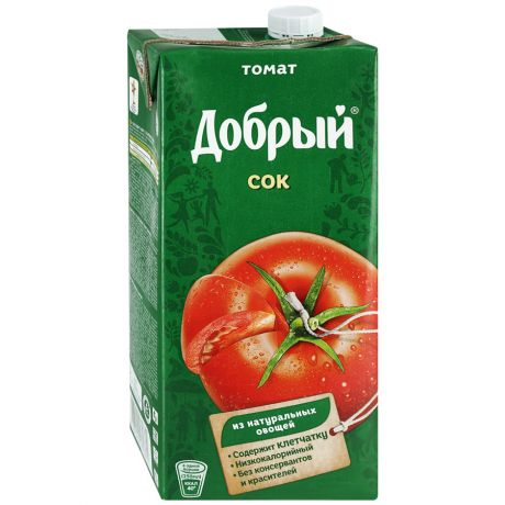 Сок Добрый томатный с мякотью 2 л