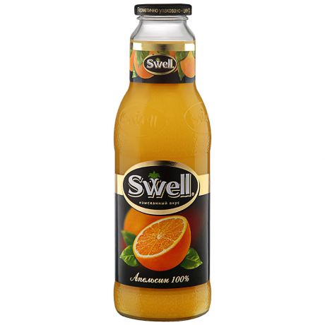 Сок Swell апельсиновый с мякотью 0,75л