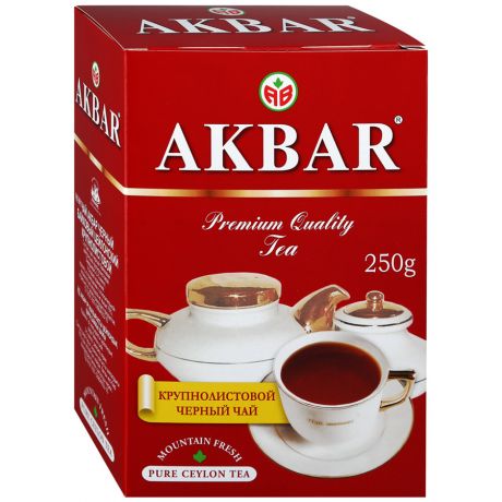 Чай Akbar Premium черный крупнолистовой 250 г