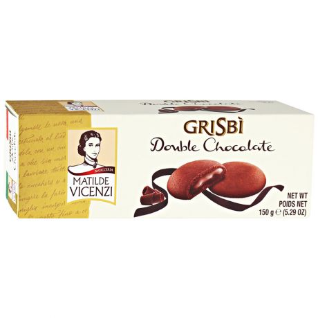 Печенье Grisbi с начинкой из шоколадного крема 150г