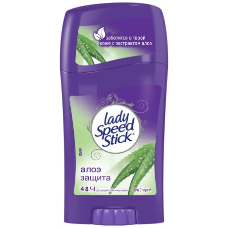 Дезодорант-антиперспирант Lady Speed stick Алоэ для чувствительной кожи 45г