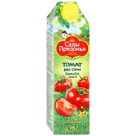 Сок Сады Придонья томат без соли для детей с 3-х лет 1 л