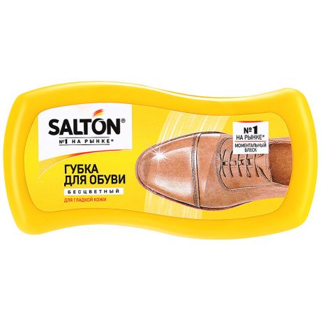 Губка для чистки обуви из кожи Salton бесцветная