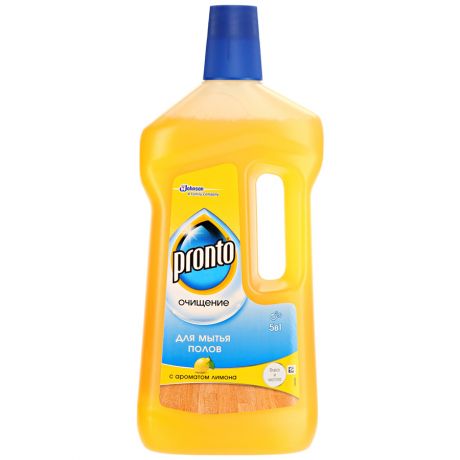 Средство для мытья пола Pronto Очищение с ароматом лимона 5 в 1 750 мл