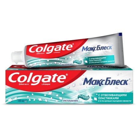 Зубная паста Colgate Макс Блеск отбеливающая 100 мл