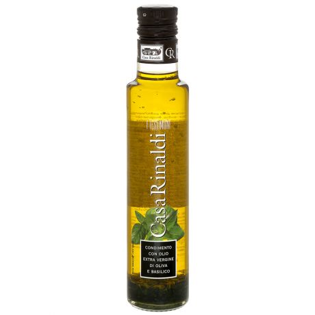 Масло Casa rinaldi оливковое еxtra vergine с базиликом 250мл