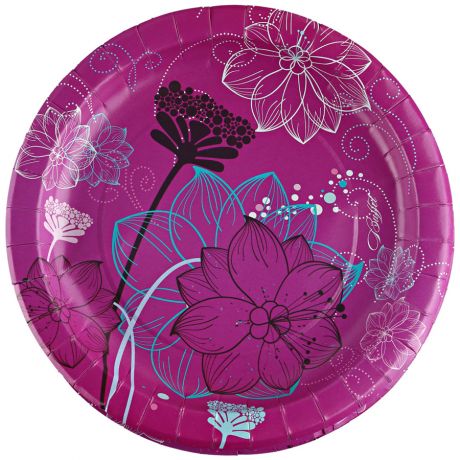 Набор тарелок Мистерия "Цветочная коллекция" 10*23см