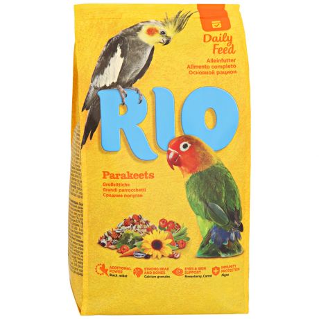 Корм для средних попугаев Рио 500г