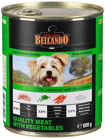 Корм для собак Belcando мясо с овощами 800г ж/б