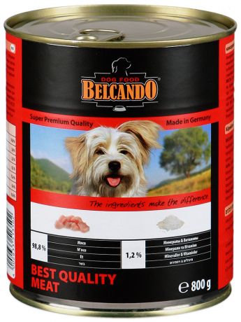 Корм для собак Belcando отборное мясо 800г ж/б