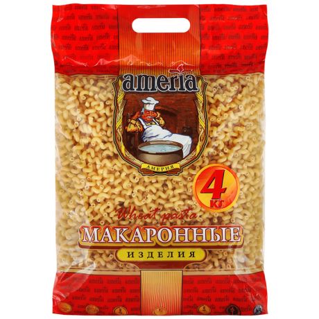 Макароны Аmeria Пружинки рифленые 4кг