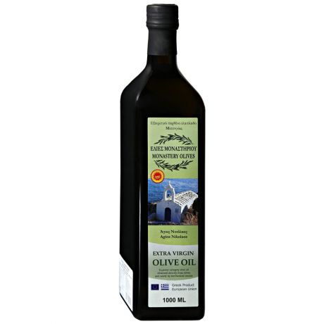 Масло оливковое Монастырские Оливы Elaikon Extra Virgin Olive Oil 1 л