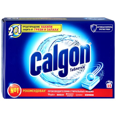 Таблетки для смягчения воды Calgon 35 штук