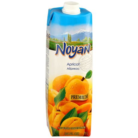 Нектар Noyan абрикосовый Premium 1л
