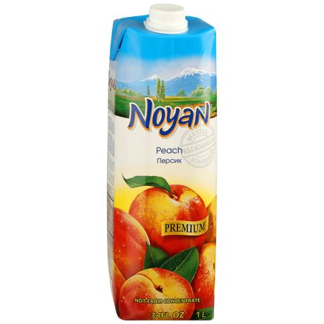 Нектар Noyan персиковый Premium 1л