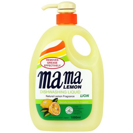 Гель для мытья посуды и детских принадлежностей Mama lemon с ароматом лимона 1 л