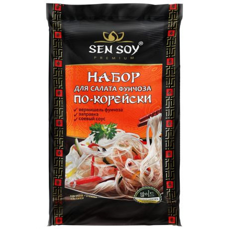Набор Sen Soy Премиум для приготовления салата "Фунчоза по-корейски" 210г