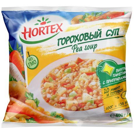 Смесь овощная Hortex Гороховый суп быстрозамороженная 400 г
