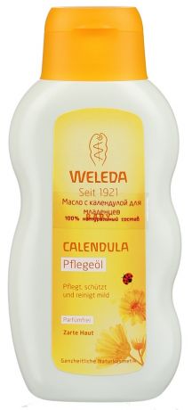 Масло для ухода за кожей детское Weleda Baby с календулой без аромата 200 мл