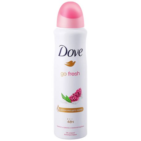 Дезодорант-антиперспирант Dove "Свежесть граната и лимонной вербены" аэрозоль, 150мл