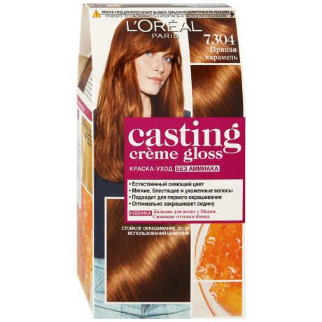 Краска для волос L`Oreal Paris Casting Creme Gloss 7304 Пряная карамель