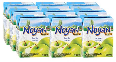 Сок Noyan яблочный Premium, 9шт*0,2л
