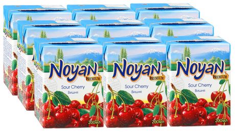 Нектар Noyan вишневый Premium, 9шт*0,2л