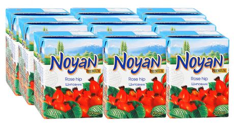 Напиток Noyan шиповника Premium, 9шт*0,2л
