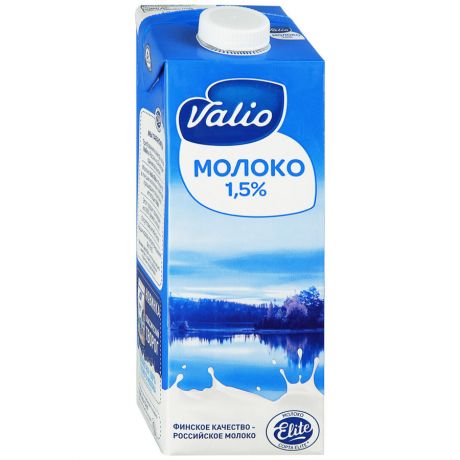 Молоко Valio ультрапастеризованное 1.5% 1 кг