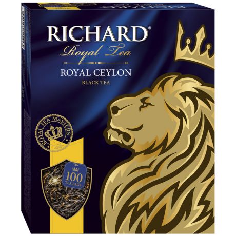 Чай Richard Royl Ceylon черный 100 пакетиков по 2 г