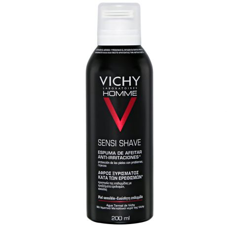 Пена для бритья Vichy ОМ для чувствительной и раздраженной кожи 200 мл