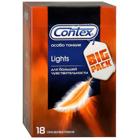Презервативы Contex №18 Lights особо тонкие 18 штук