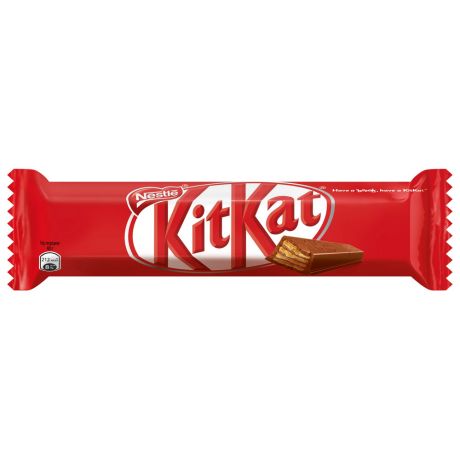 Шоколад KitKat молочный с хрустящей вафлей, 40г