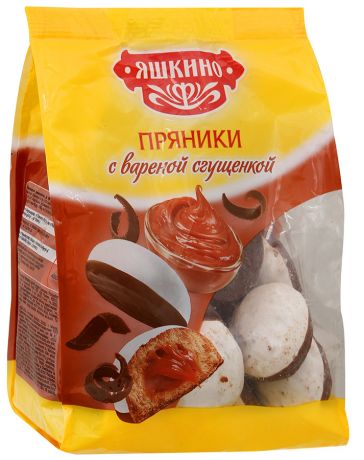 Пряники Яшкино с вареной сгущенкой, 350г