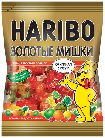 Мармелад Haribo жевательный "Золотые Мишки", 140г